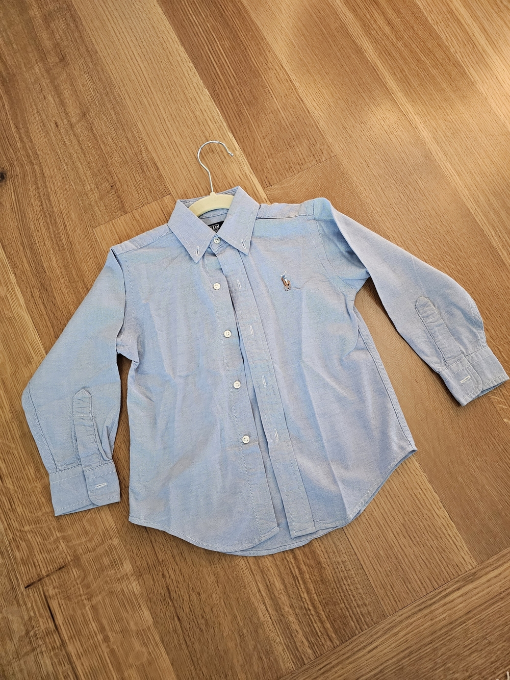 Ralph Lauren Light Blue Oxford Button-Down Shirt - Kids